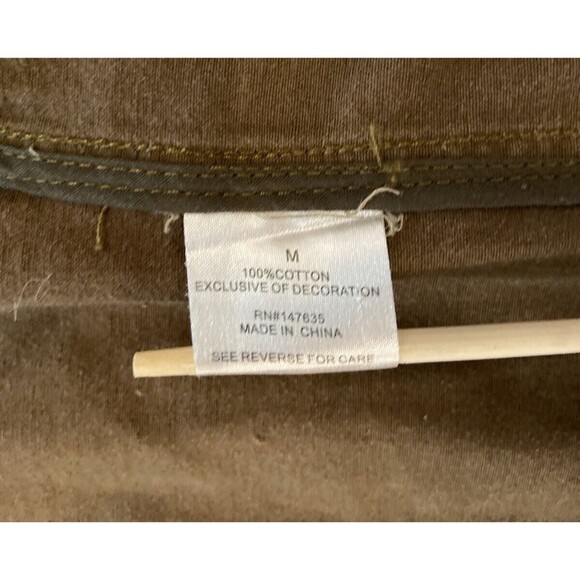 ROMEO & JULIET COUTURE Patches Patchwork Green Long Sleeve Cargo Jacket Medium - Picture 14 of 16